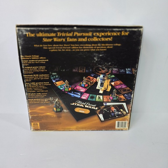 TRIVIAL PURSUIT Star Wars Classic Trilogy board game Collector's Edition 1997 - Picture 7 of 8